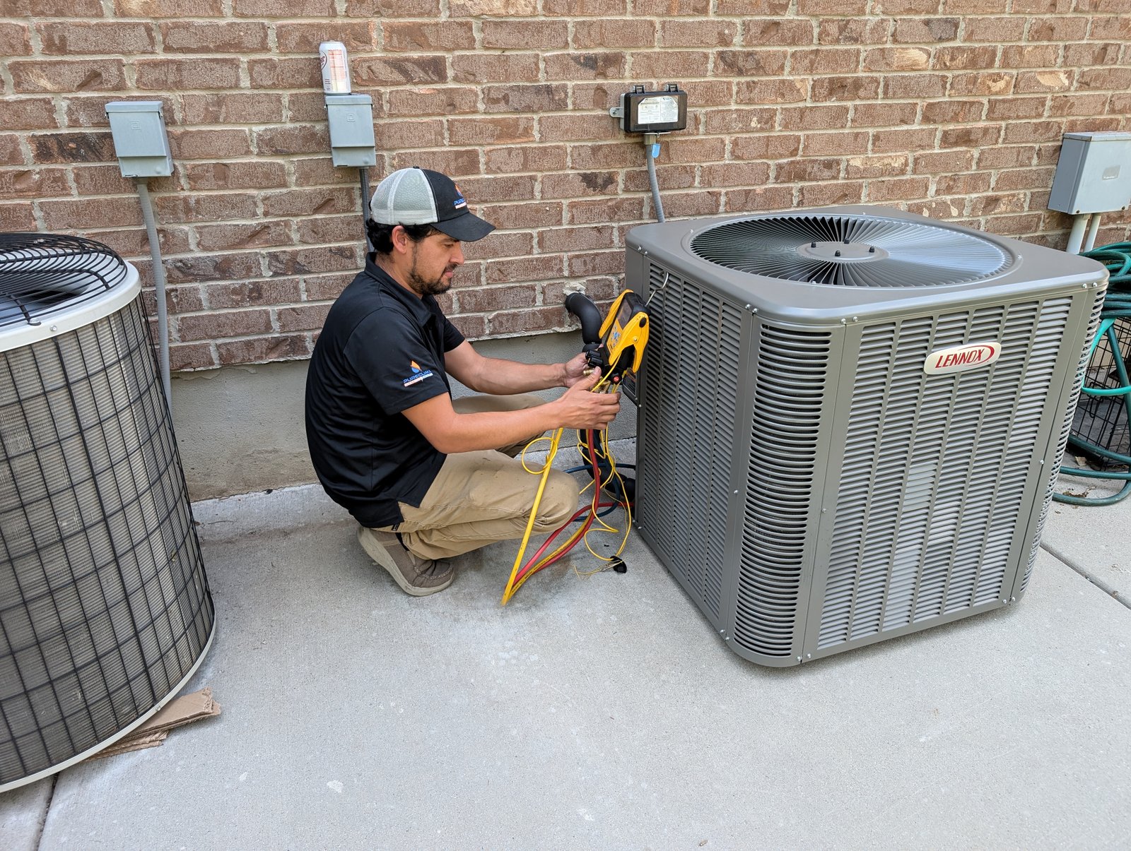 PURECLIMA HVAC Technician at work
